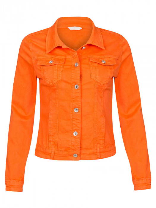Jeans Jacket Stretch Oranje
