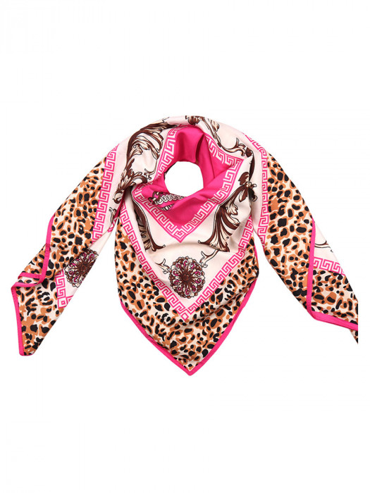 Sjaal Leopard Chique Roze